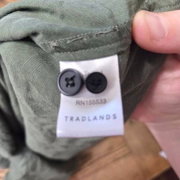 Tradlands Chelsea Dress in Pine sz XS - Picture 4 of 7